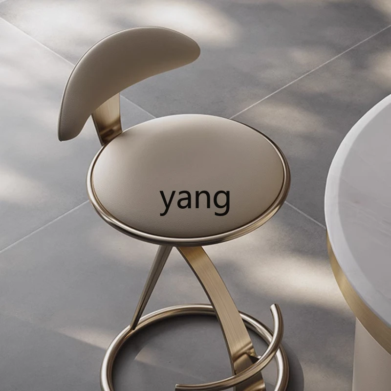 

Yhl Household Bar Stool Creative Trending Front Desk Chair Stainless Steel Kitchen Island Bar Chair High Stool Bar Stool