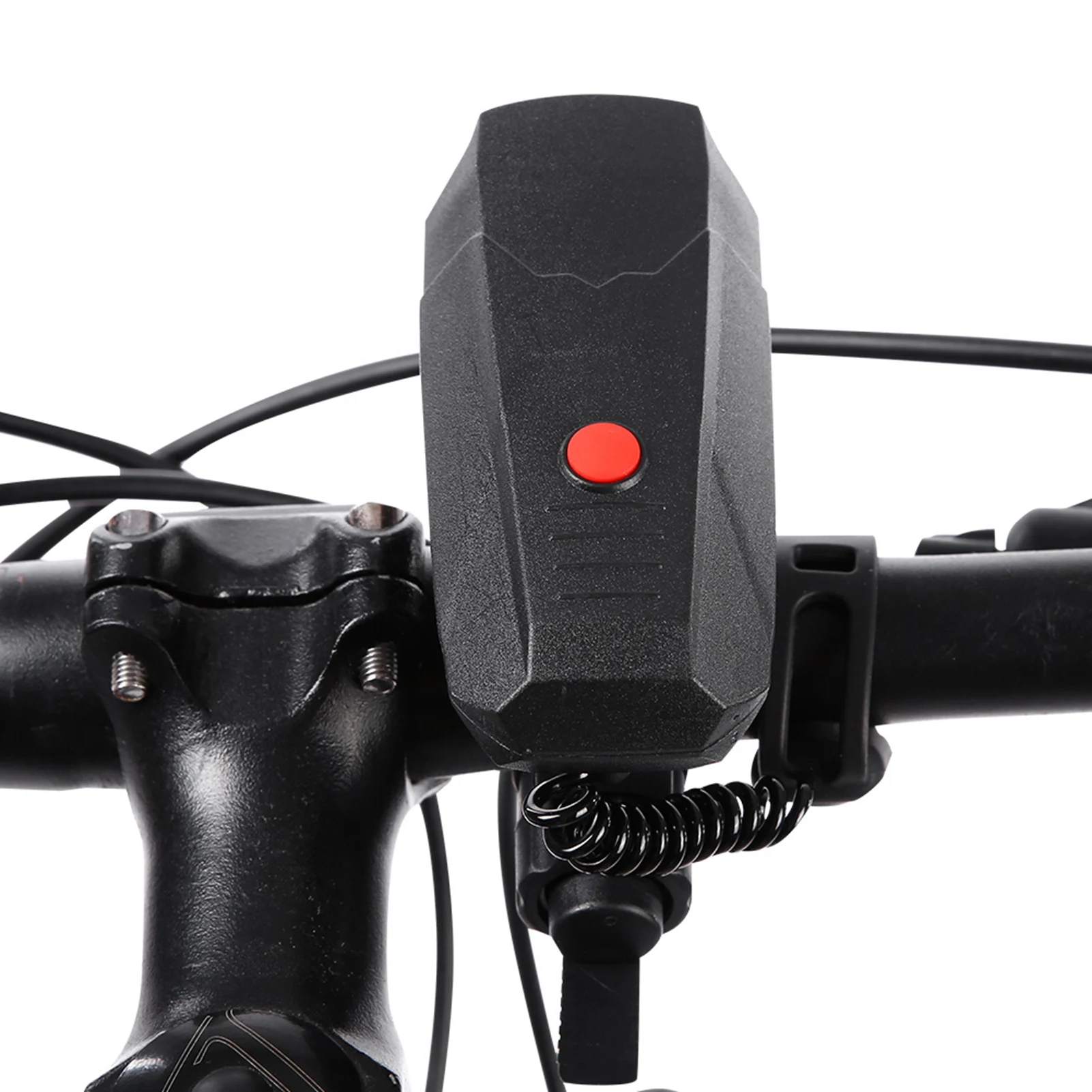 Bicycle Horn, Durable Clear Cycling Bell, Anti-Rust Metal & Plastic, Adjustable 110db/100db Bell, Compatible with All Bikes