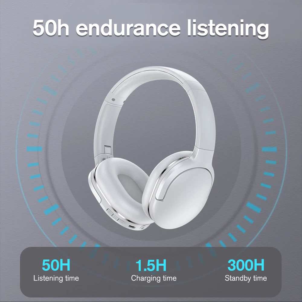 หูฟังไร้สาย D02 Pro หูฟังบลูทูธแบบฝังลึกสเตอริโอสำหรับหูฟัง airpodes MAX