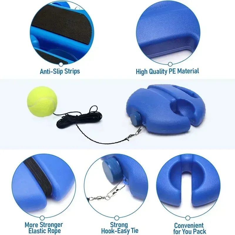 Bola de Treinamento Profissional de Tênis com Rebote e Elástico de 4m para Cães, Bolas de Brincar para Treinamento ao Ar Livre e Competição Esportiva