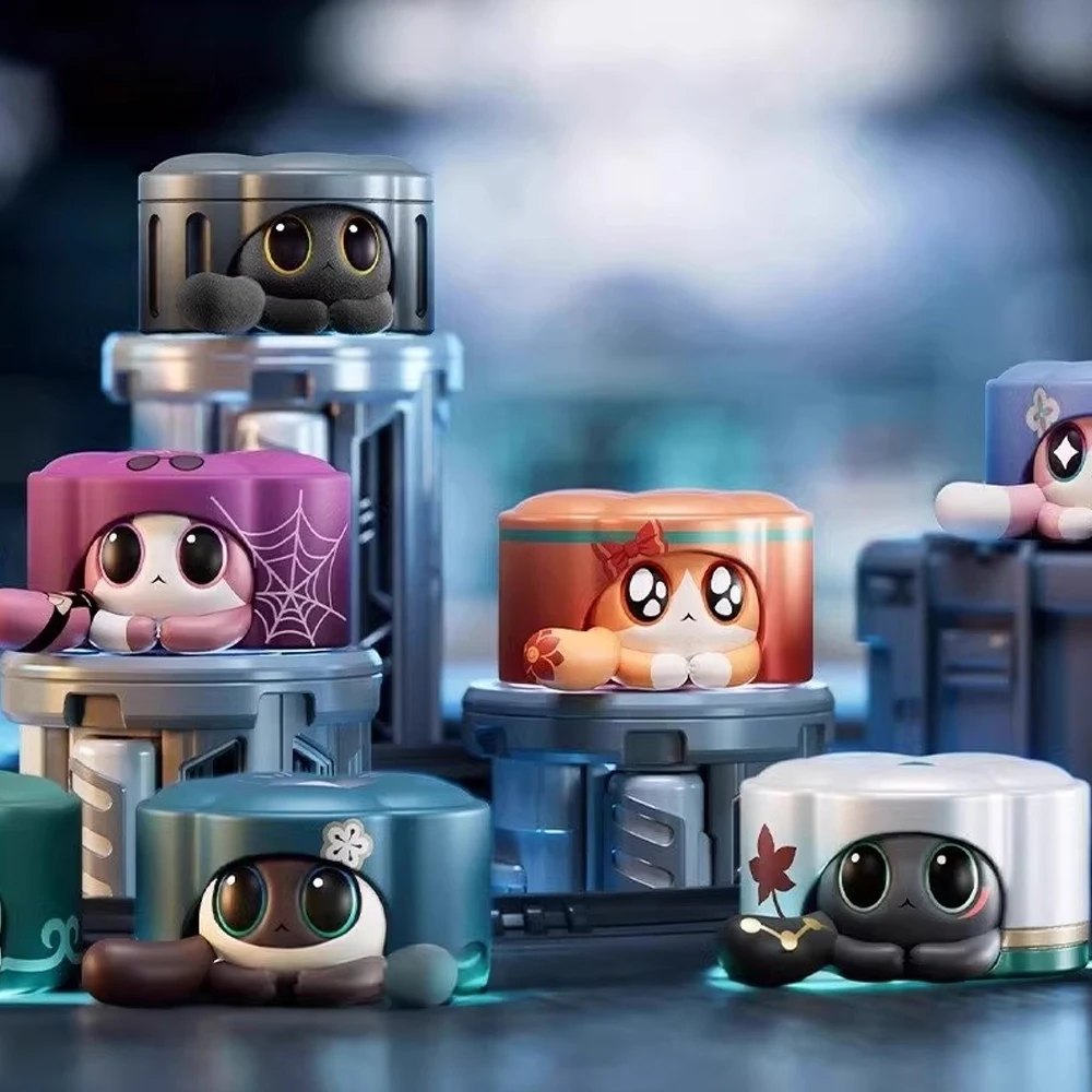 Honkai Baru: Figur Mini Koleksi Rel Bintang Kotak Buta Hadiah Anak Merchandise Mihoyo Resmi Seri Mini Kreasi Ruan Mei