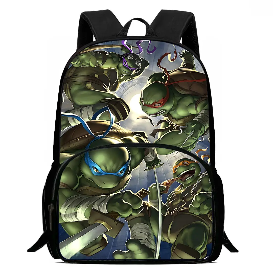 Teenage Mutant Ninja Turtles Kids Backpacks Boys Girls Student Birthday Gift Child School Bags Capacity Camping Durable Rucksack