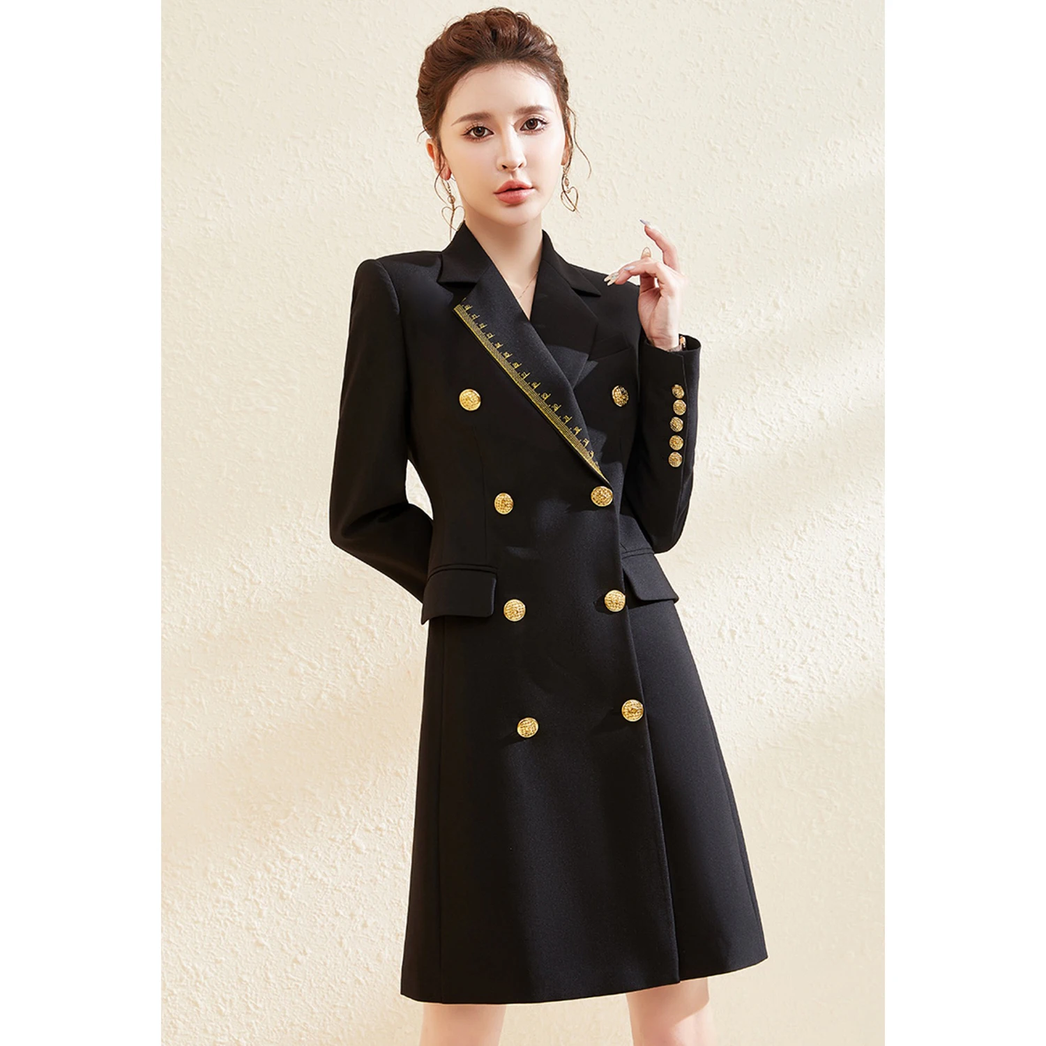 

Allingentle Luxury Blazer Women's Blazer Outfit Fashion Blazer Office Jacket for Daily Casual Customized