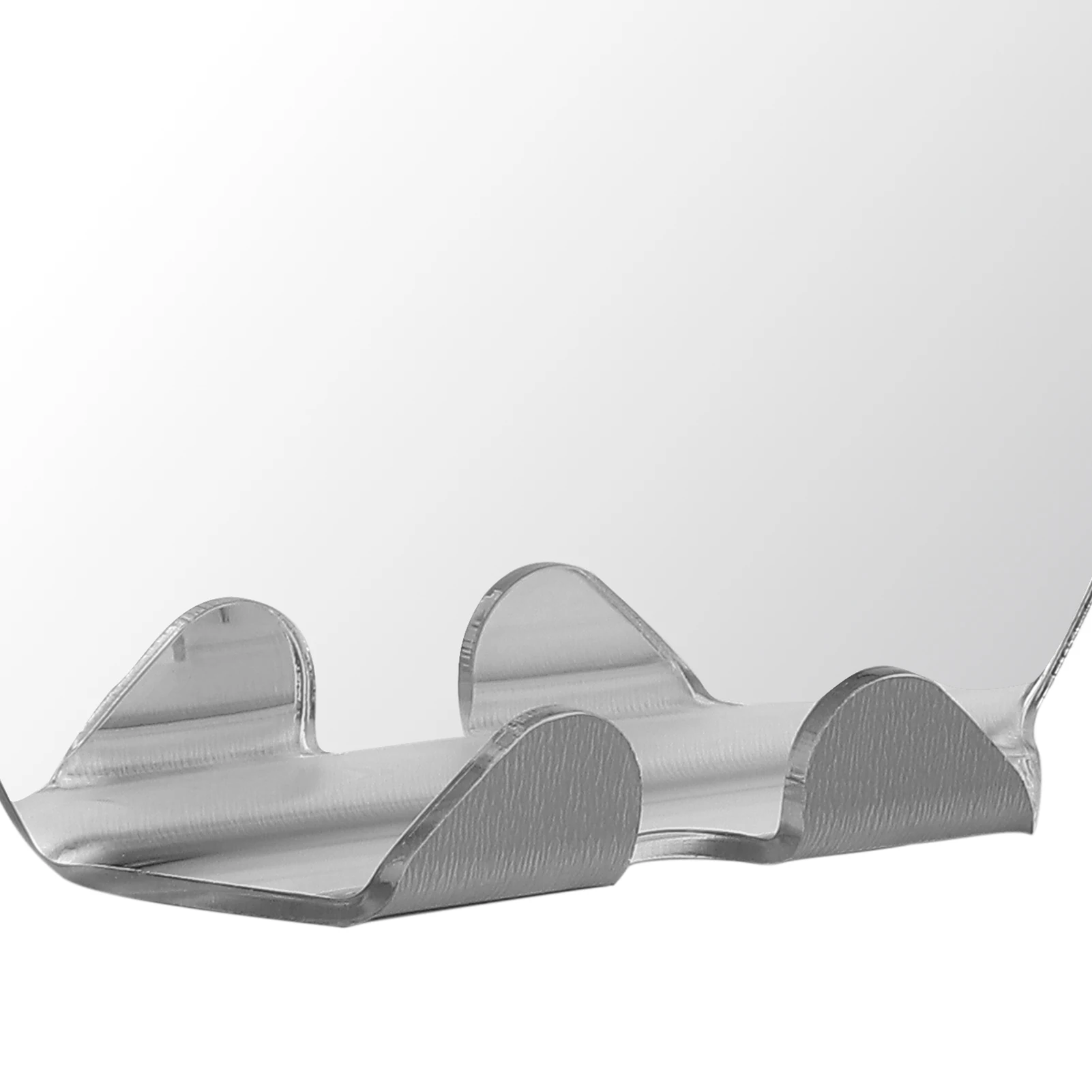 Espelho de barbear sem neblina para banheiro, espelho de chuveiro sem neblina, formato redondo, antiembaçante, pendurado na parede, espelho de barbear para banheiro com sucção