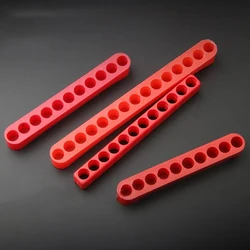 5PCS/Set Plastic Tool Storage Organizer 10/ 11/ 12/ 15/ Holes, Screwdriver Bits Magnetic Socket Rack for 1/4