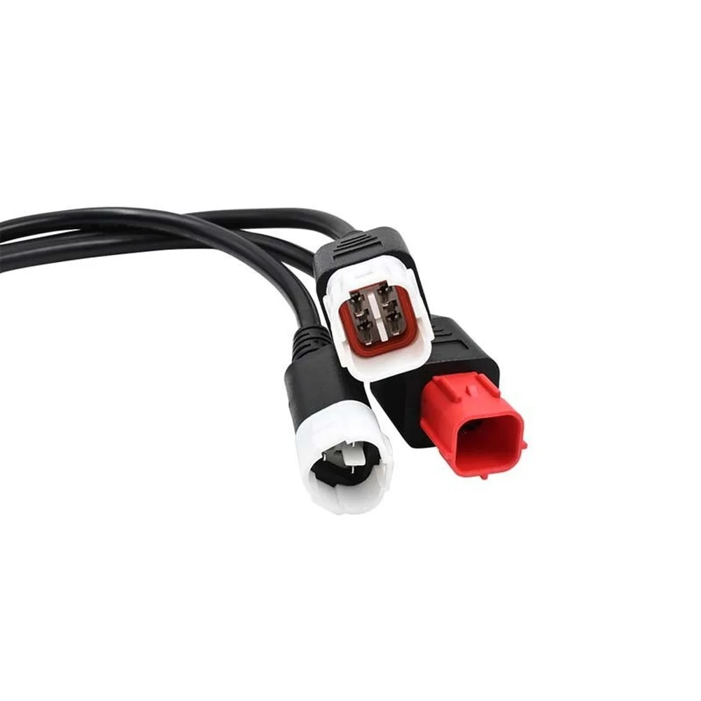 For OBD2 Adapter Cable for Motorbike Connects 3pin 4pin 6pin Diagnostic Connectors to Standard 16pin For OBD2 Interface
