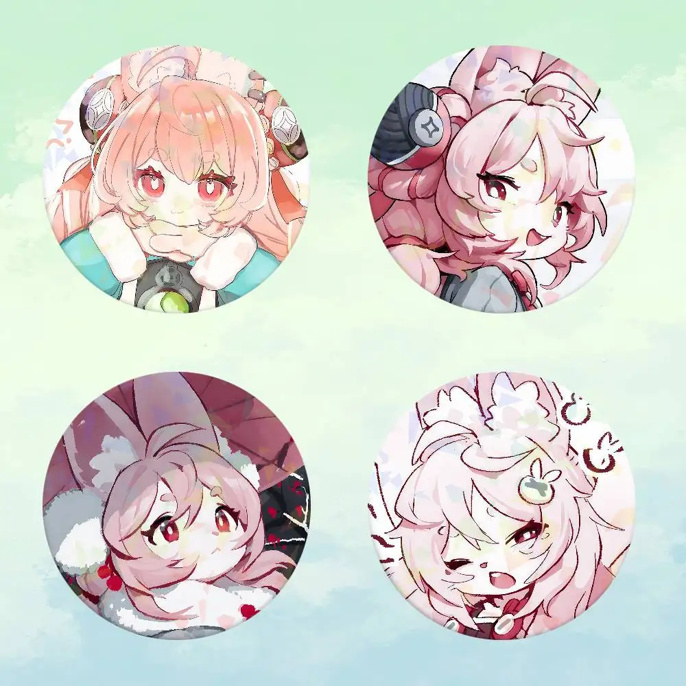 Kawaii Zenless Zone Zero Zhao Badges Soft Button Pin Bright Printed Icon Gift For Friends Badge Collar Brooch Lapel Pin Metal