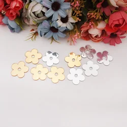 50pcs DIY Mini Stickers Mix Shape Acrylic Mirror Tags Children's Room Decoration Wedding Birthday Party 3D Room Decor Kid's Gift