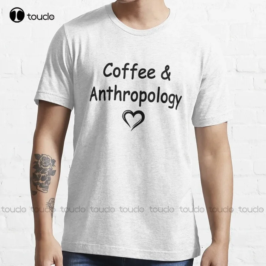 Coffee And Anthropology T-Shirt Volleyball Shirts Harajuku Streetwear Custom Aldult Teen Unisex All Seasons Gd Hip Hop Retro New