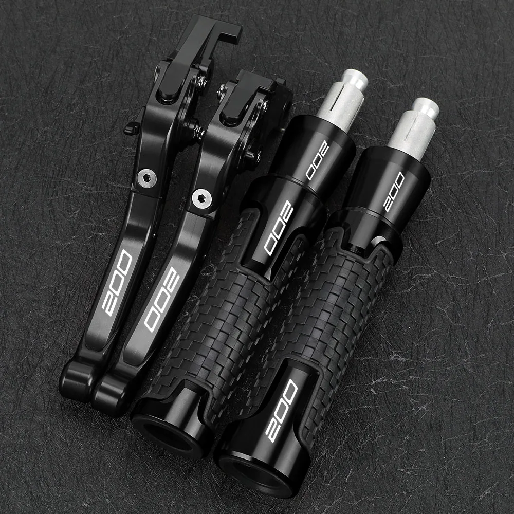 

For 200 Duke 200 Duke200 200Duke 2011-2016 2017 2018 2019 2020 2021 2022 2023 Brake Clutch Lever Handlebars Handle Grips Bar End