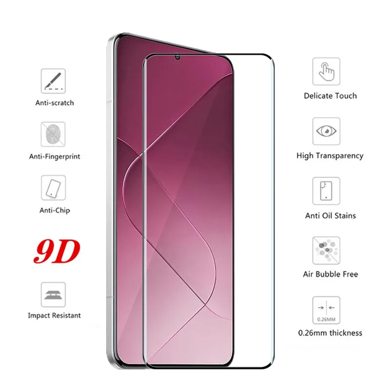 9D Screen Glass For Xiaomi 14 Ultra Protector 6.73inch Anti-Scratch Front For Xiaomi 14 Ultra Camera Soft film image 2