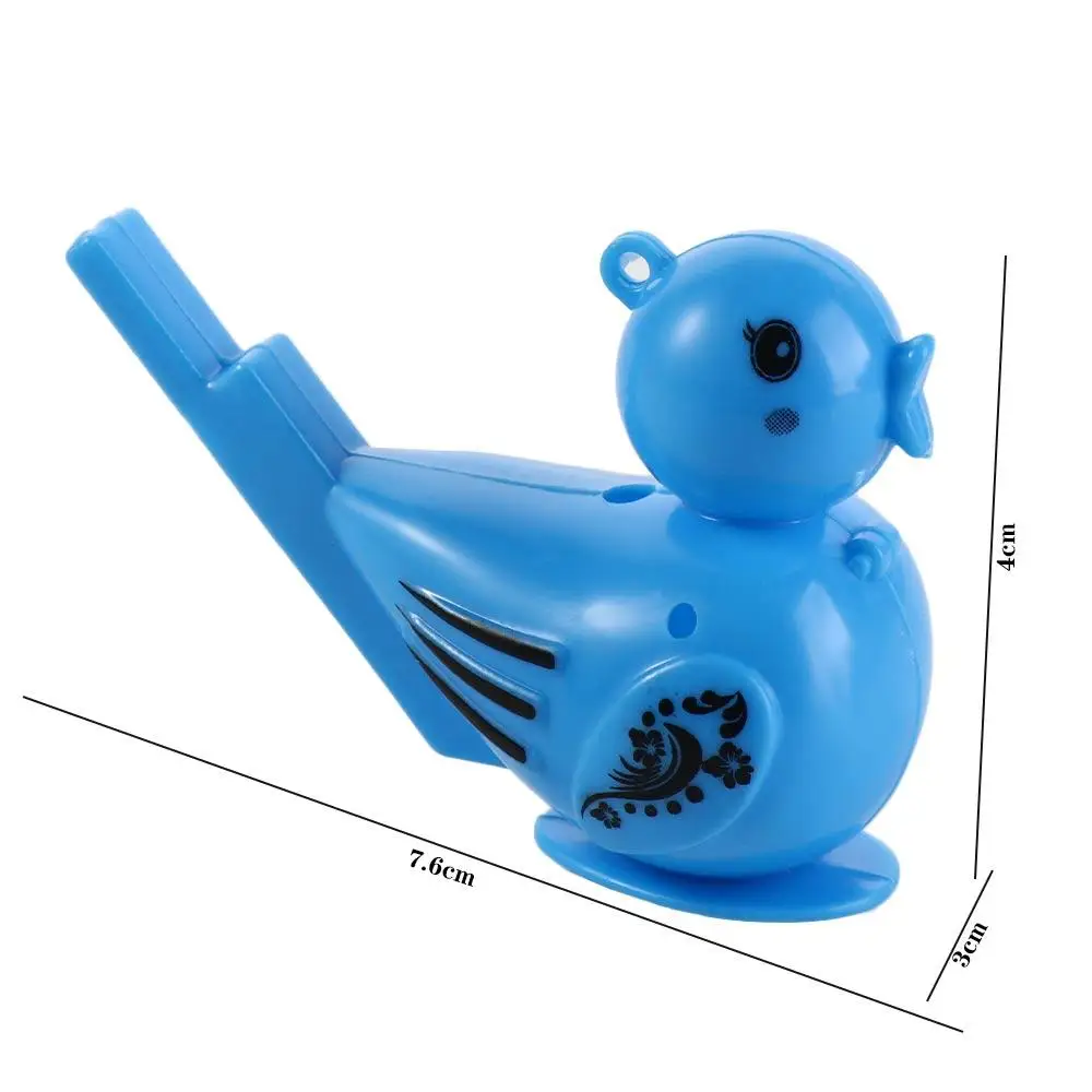 5PCS Outdoor Sports Funny Water Bird Whistle Colored Educational Party Whistles Random Plastic Musical Early Learning