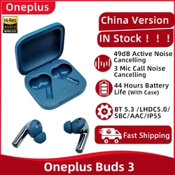 Oneplus Buds 3 TWS Bluetooth Earphone 49dB ANC Active Noise Cancelltion Wireless Headphone IP55 For Oneplus 12