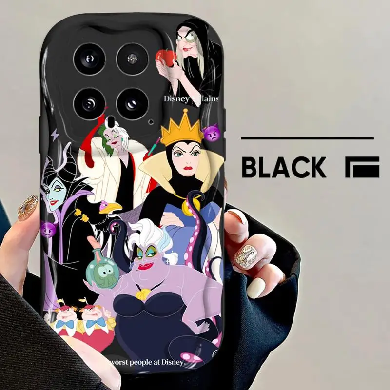 Case for Xiaomi Redmi Note 11 10 13 Pro 12 9 12S 10C 12C A1 Plus 9C Poco X3 NFC Creamy Texture Phone Cover Disney Evil Queen