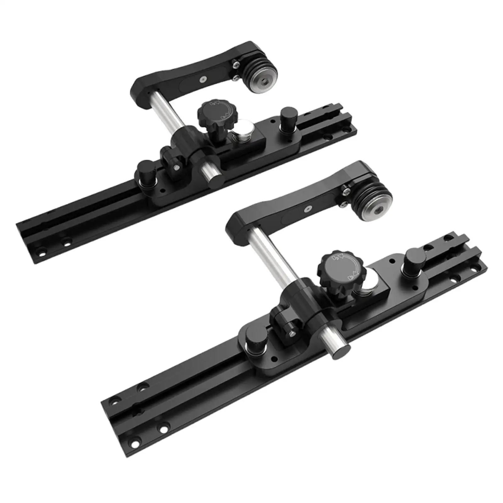 2 Stück Holzbearbeitung Tischkreissäge Push Guide Push Feeder & Backer Zubehör 180 °