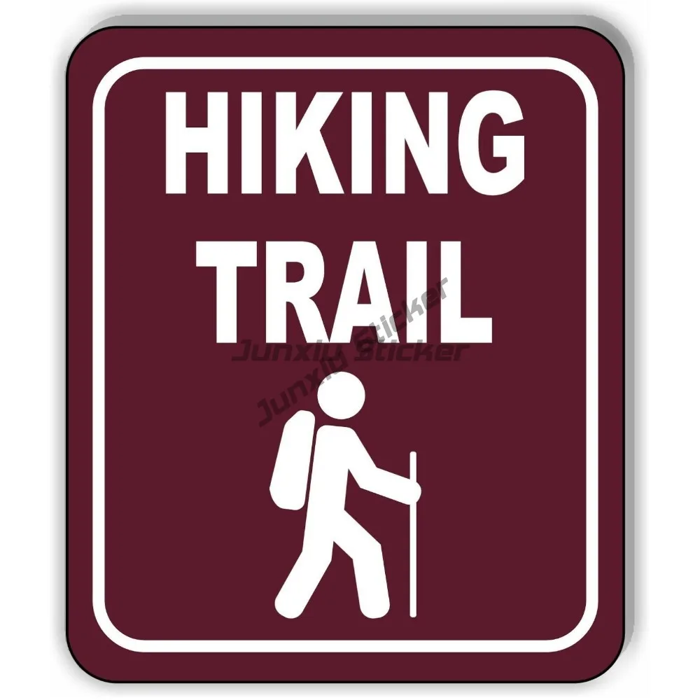 

Hiking Trail Camping Outdoor Safety Bumper Laptop Book Fridge Motorcycle Helmet SUV