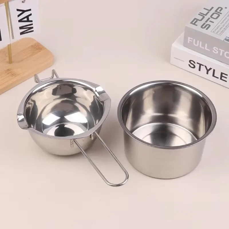 Candle Wax Melting Pot with Stainless Steel Pot with Stainless Steel Pot for Melting Chocolate Candy Candle Soap Wax Making Kit