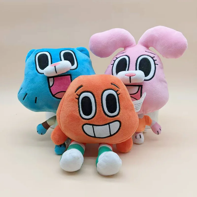 驚くべき世界のガンボールぬいぐるみ漫画ぬいぐるみぬいぐるみ枕子供の誕生日クリスマスギフト Ganbao アナンぬいぐるみ