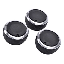 3 pz nero aria condizionata interruttore di controllo del calore manopola AC per Toyota Vios Yaris Vitz FAW Vela 2002 2003 2004 2005 2006