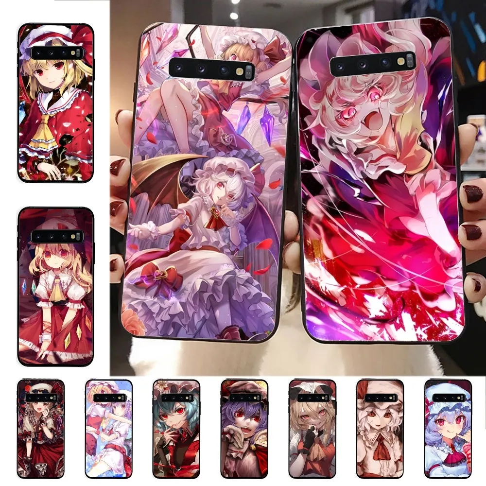 Anime Touhou Scarlet Eyes Phone Case For Samsung S 9 10 20 21 22 23 30 23plus lite Ultra FE S10lite Fundas