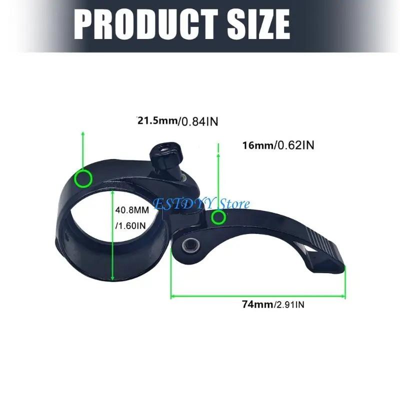 G6de Quick release الدراجات Seatpost Clamp Clamp Aluminium Clamp 40.8 مم مشبك أنبوب المقعد
