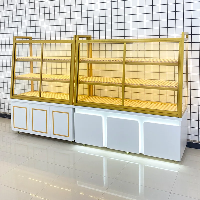 

Bread Display Cabinet Cake Pastry Shop Baking Side Island Cabinet Now Baking Commercial Glass Food Display