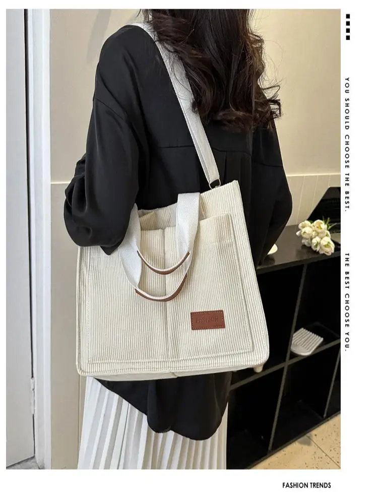 

Women's Bags Fashionable Canvas Shoulder Bag Tote Bag Casual Korean-style Hand-held Crossbody Bag