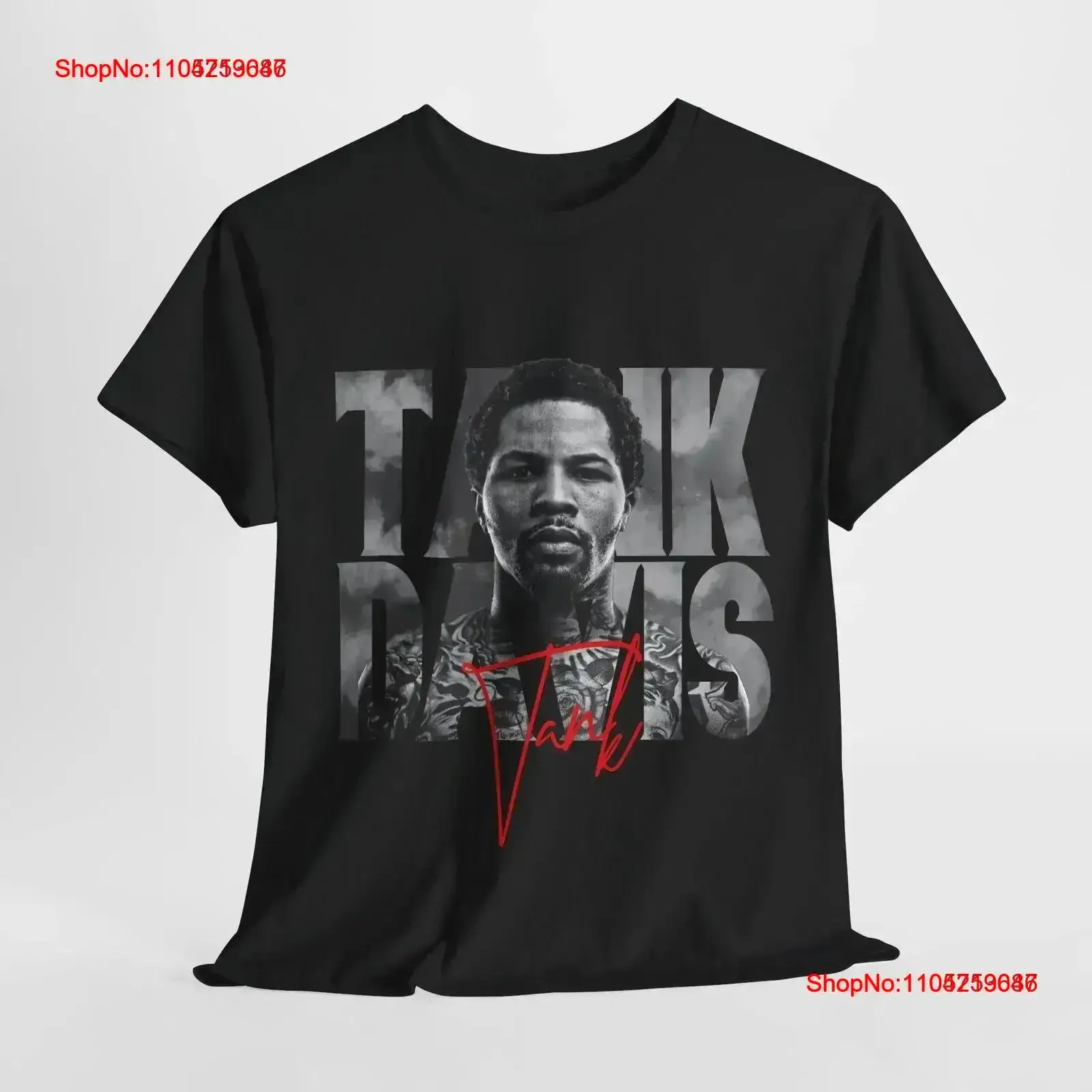 Gervonta Davis Heavy Cotton T-ShirtT-ShirtTank Vintage Washed Graphic Homme Weiche, stilvolle Streetwear, atmungsaktiv, bequem