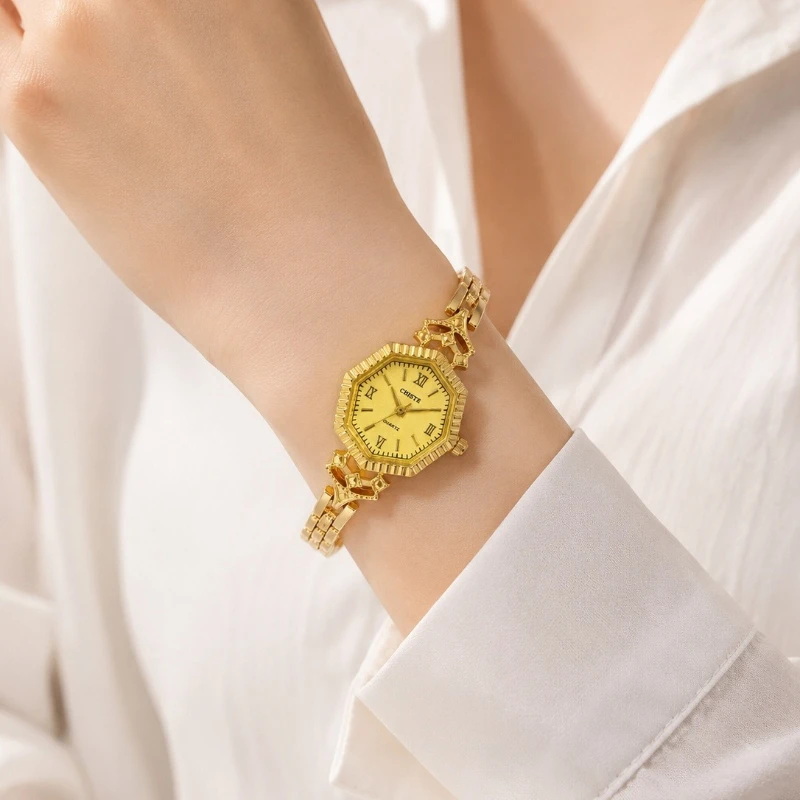 

Luxury Famous Brand Women's Watches Fashion Elegant Small Thin Gold Ladies Bracelet Wristwatch Quartz Clock Gift Montre Femme