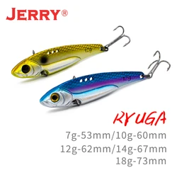 Jerry Ryuga 7g/10g/12g/14/g18g Metal VIB Lure Pencil Balancer Spoon  Hard Baid Jig Painting Fishing
