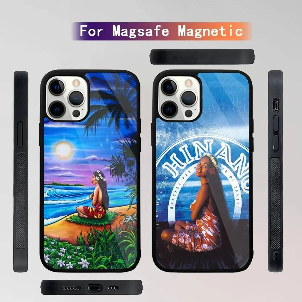

H-Hinano Tahiti Girl Beach Phone Case For iPhone 16,15,14,13,12,11,Plus,Pro,Max Mini Magsafe Magnetic Wireless Charging