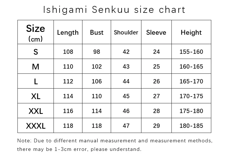 زي دكتور ستون إيشيغامي سينكو التأثيري، بذلة الرسوم المتحركة، زي أوبيل للرجال، إمبي، الهالوين