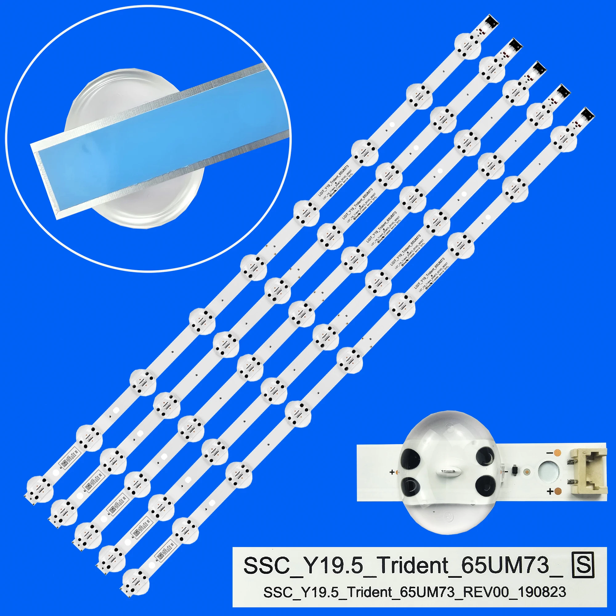 faixa de retroiluminacao led para 65um7660pla 65un7300aub 65um7300auebusydkr 65un7300aud 65um7450pva 65um7400 65un7310psc 01