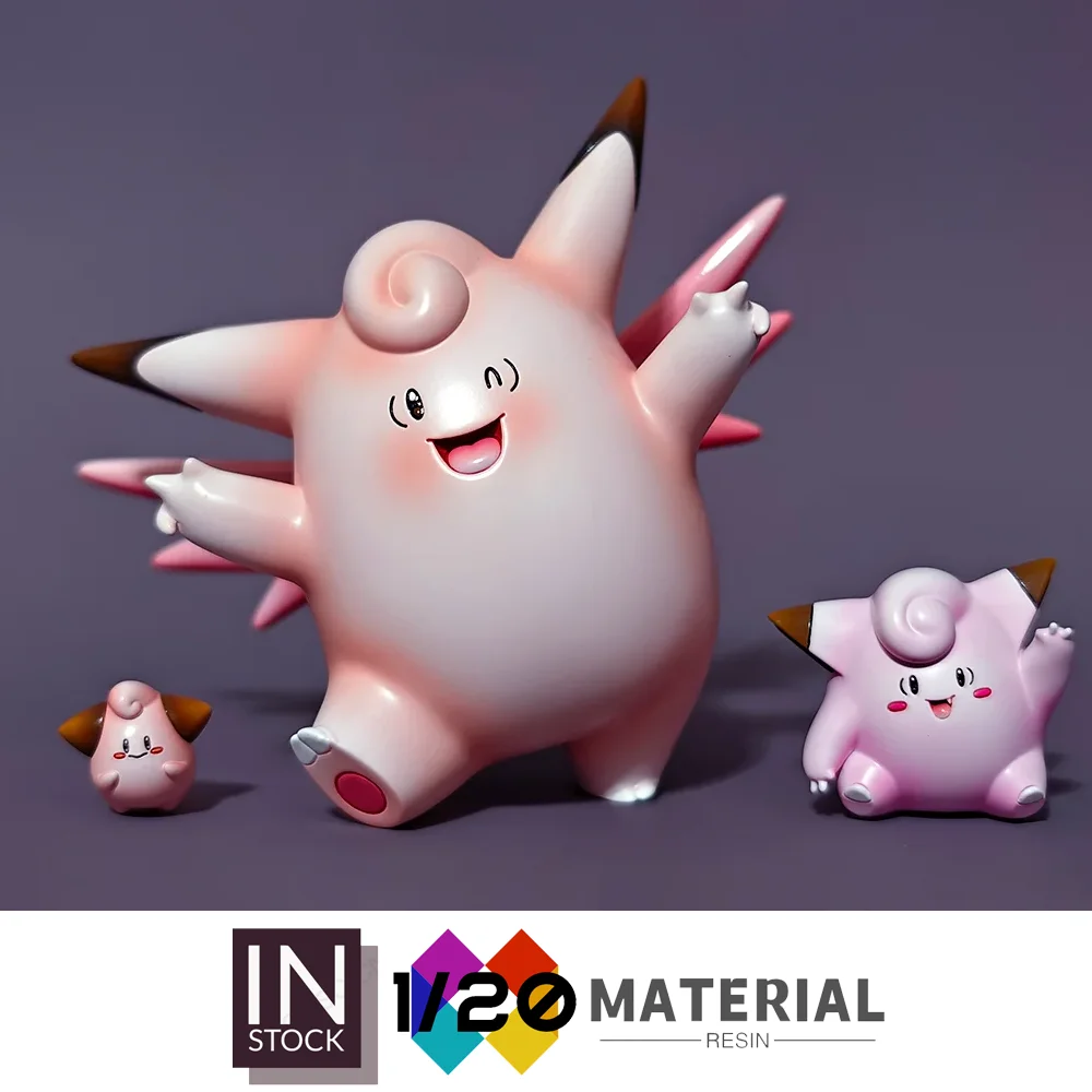 [In Stock]1/20 Resin Scale World [MH] - Clefairy & Clefable & Cleffa - Jigglypuff & Wigglytuff & Igglybuff