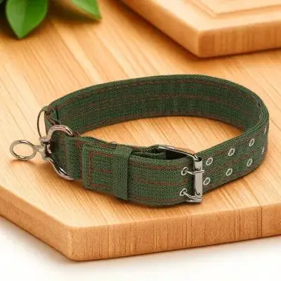 

1Pcs Thickened Sheep Traction Collar Durable Livestock Safety Necklace Comfortable Canvas Explosion-Proof Buckle Feeding Supply