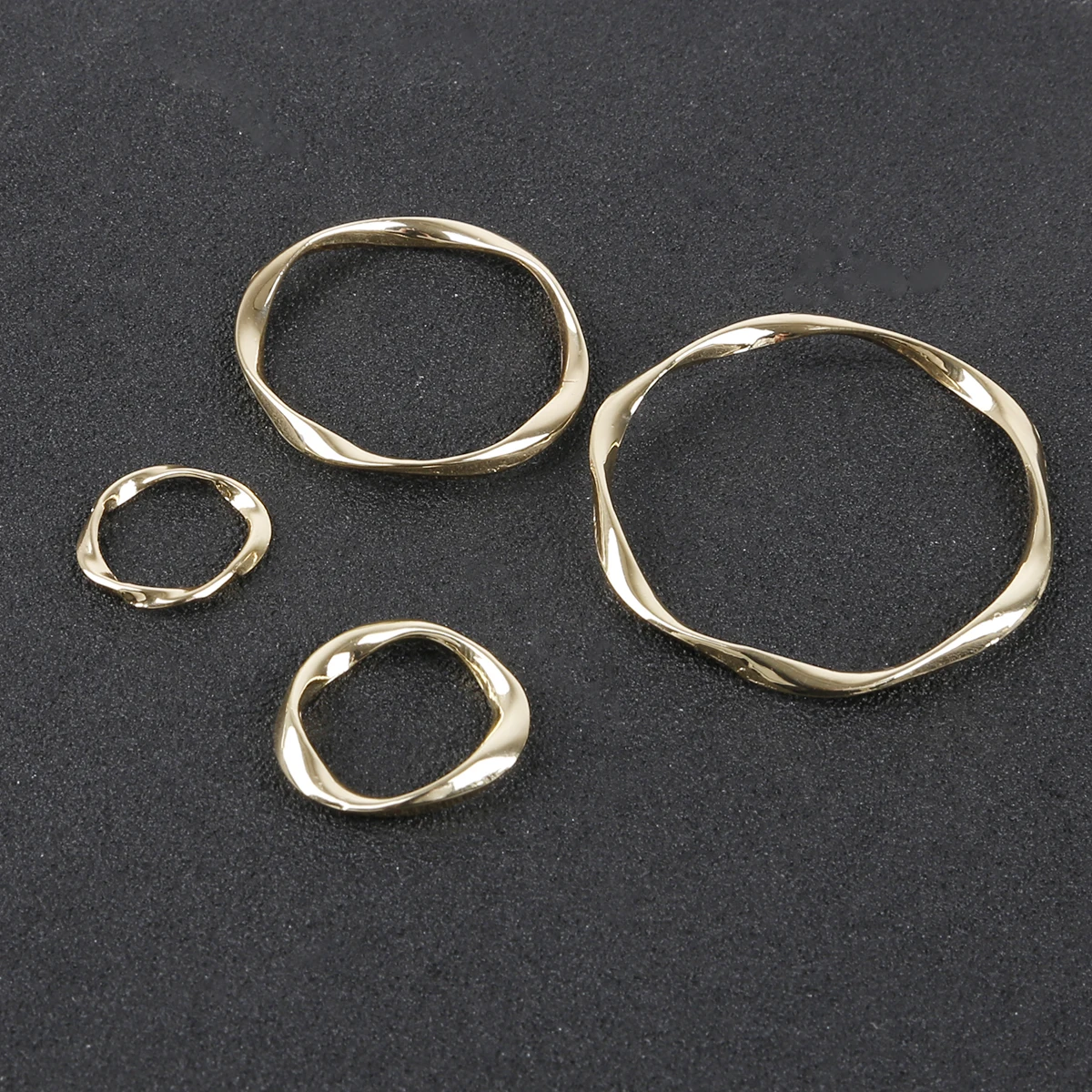 17/20/32/42mm Geometric Circle Shape Zinc Alloy Beads Charm Pendant for DIY Earring Necklace Making Jewelry Findings Accessories
