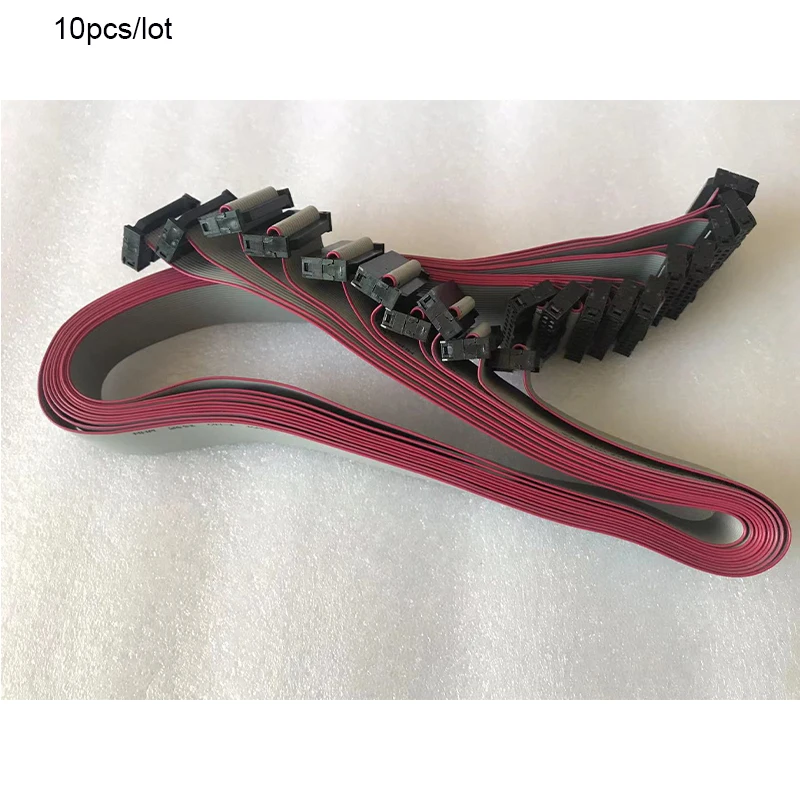 10 Pçs/lote 20Pin Cinza Cabo Plano 50cm Comprimento Cabo de Sinal Linha de Data