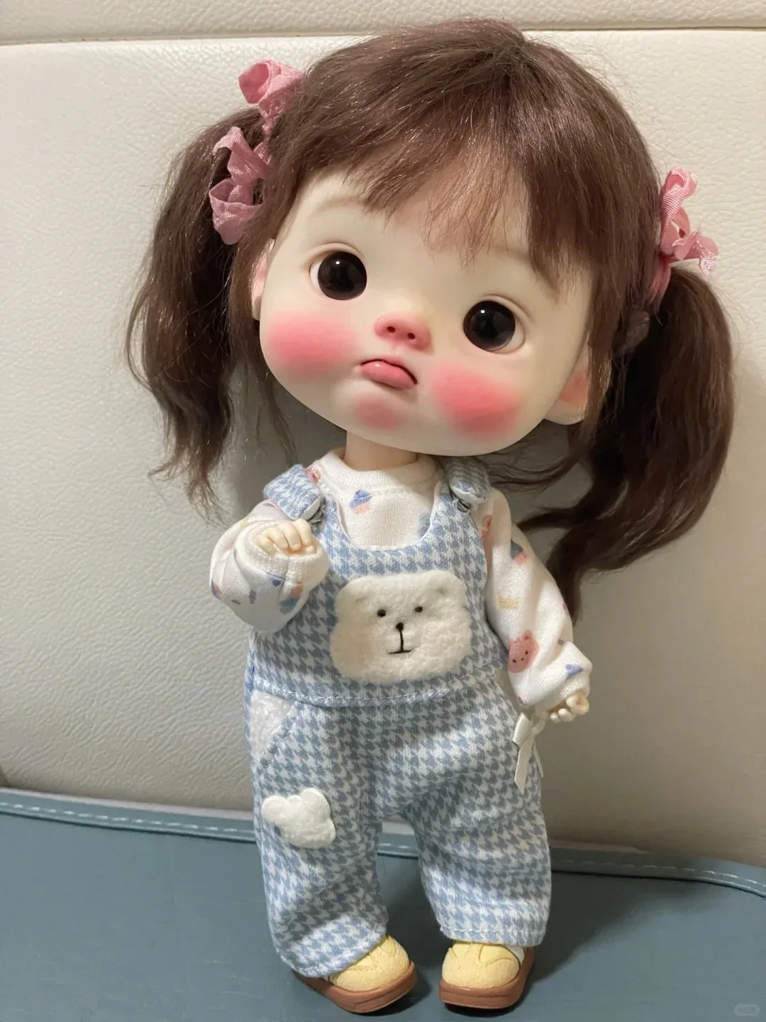 Nueva muñeca sd BJD 1/6 Dot Sister Girl Fish muñeca pequeña de tela sd articulaciones lindas resina móvil bb Spot maquillaje