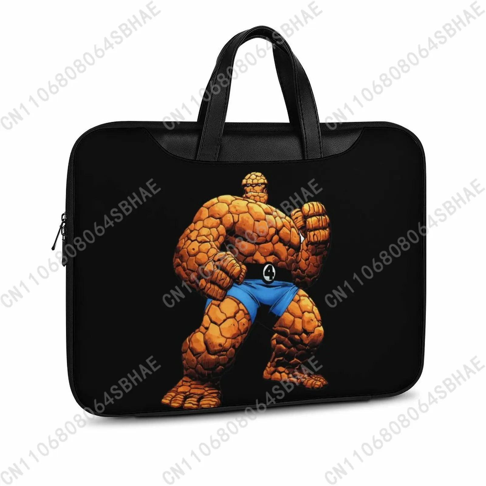 

Marvel Marvel Things Custom Leather Briefcase Men Woman Laptop Bag Business Retro Genuine Leather Computer Cosplay