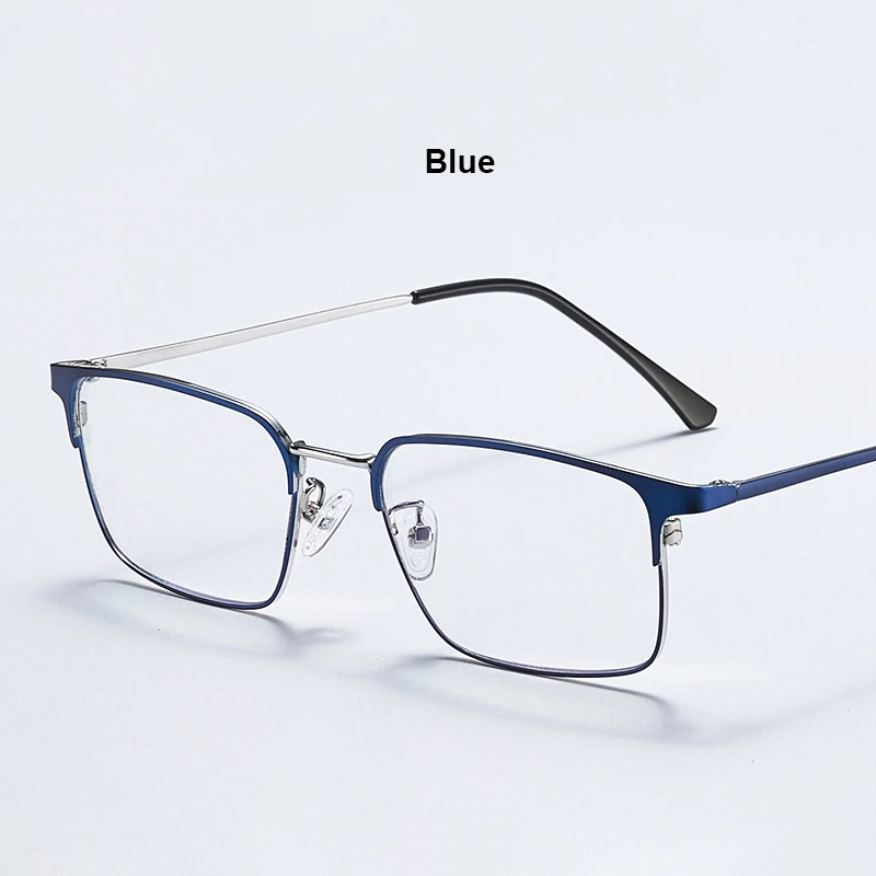 Men Prescription Glasses Optics Lenses  Reading Glasses Women Blue Light Blocking Myopia Eyewear Metal Titanium Eyeglasses Frame