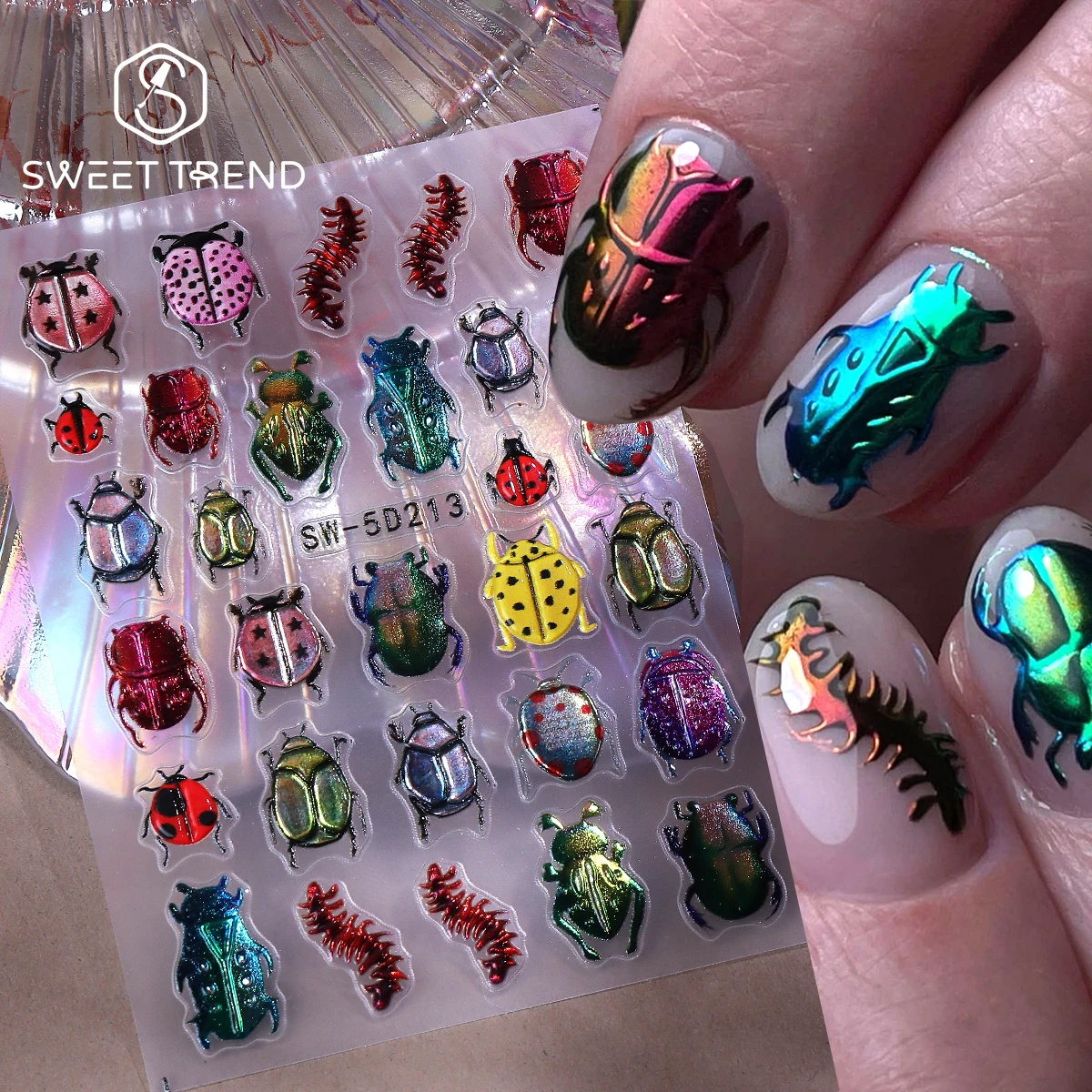 Nail Art Zelda - 1/2 pièces Autocollants 5D en relief