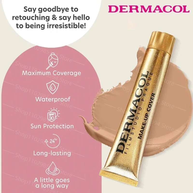 High Covering Waterproof Concealer MakeUp Foundation Hypoallergenic Long-Lasting Concealer Tattoo Covering Cream Makeup