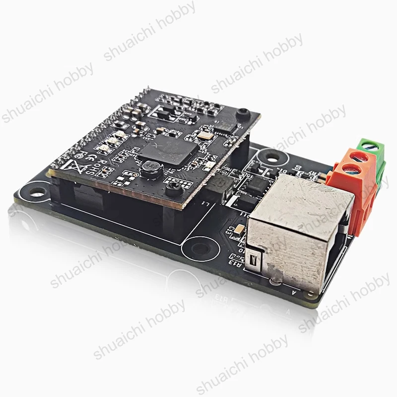 Módulo de comunicación ROV PLC, adaptador portador de línea de alimentación de 9-13V y 500Mbps con puerto Ethernet RJ45 para exploración submarina, 1 Uds.