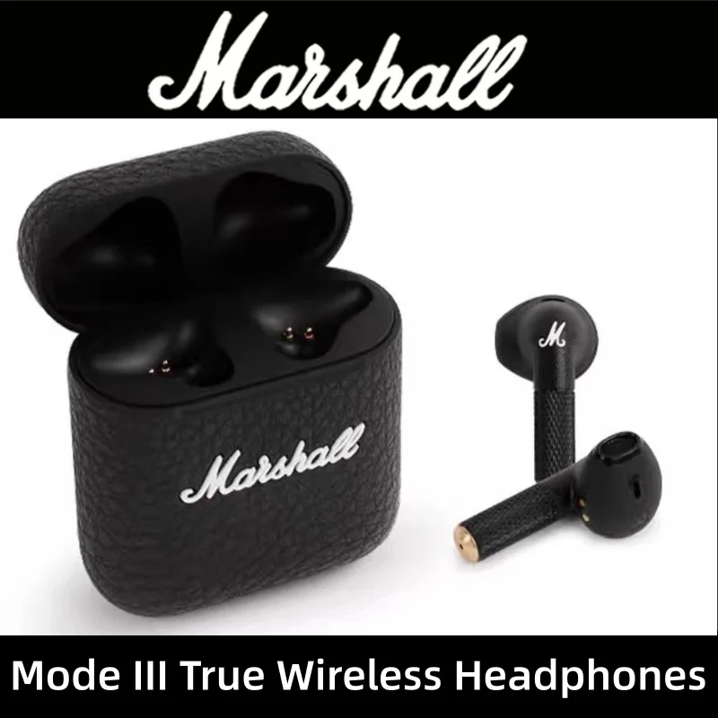 Écouteurs Bluetooth sans fil MARSHALL Minor III, écouteurs intra-auriculaires à réduction de bruit, écouteurs de sport et de voyage, casque d'expédition rapide