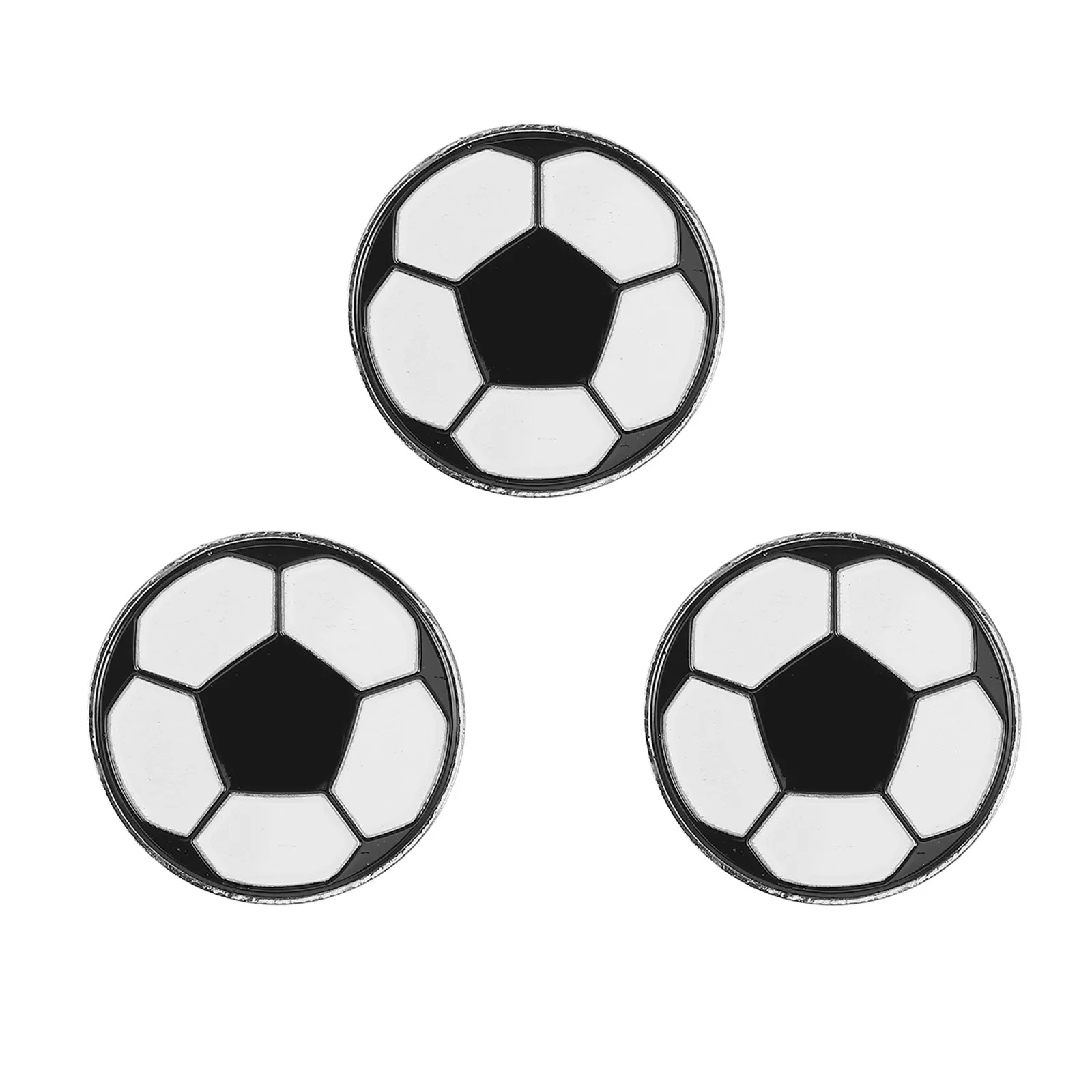 3pcs Football Referee Flip Coin Set – Portable Lightweight Soccer Match Decision Toss Coin for Officiating