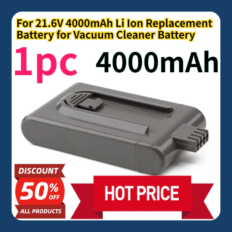 

For 21.6V 4000mAh Li Ion Replacement Battery for Vacuum Cleaner Battery