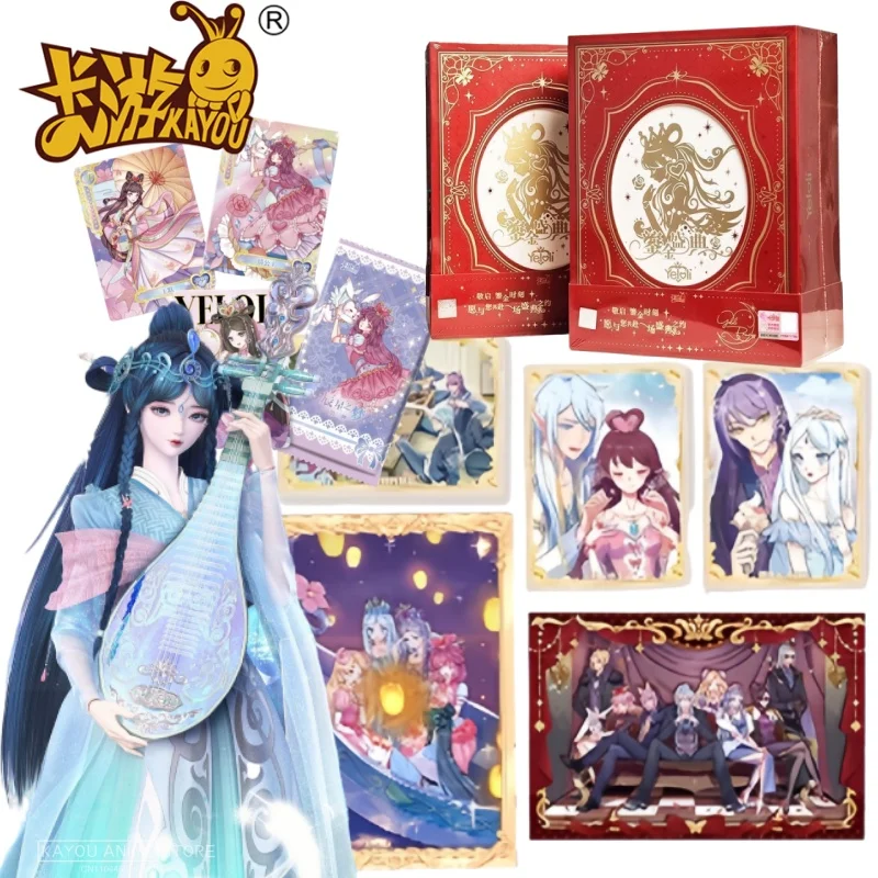 KAYOU Genuine Ye Luoli Gilding Ceremony Original Box Card New Year Gift New Year Collection Card Peripheral Toy Flash Card Gift