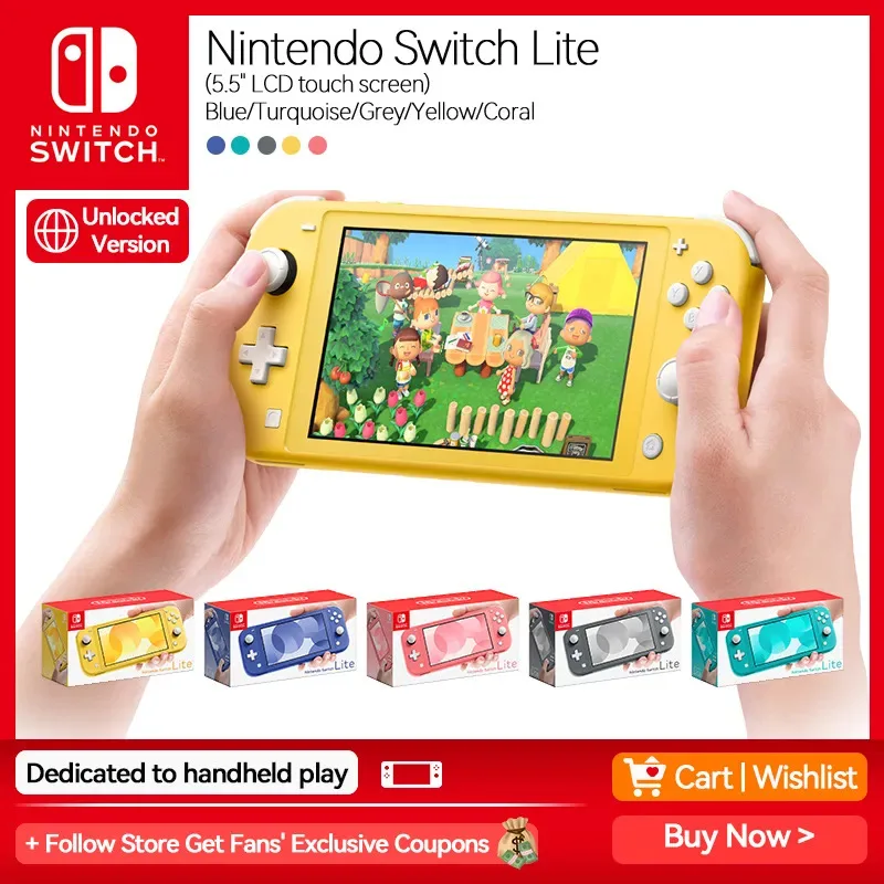 Nintendo Switch Lite 32GB – Idealny wybór dla graczy na nowo wybudowanej konsoli portatywnej