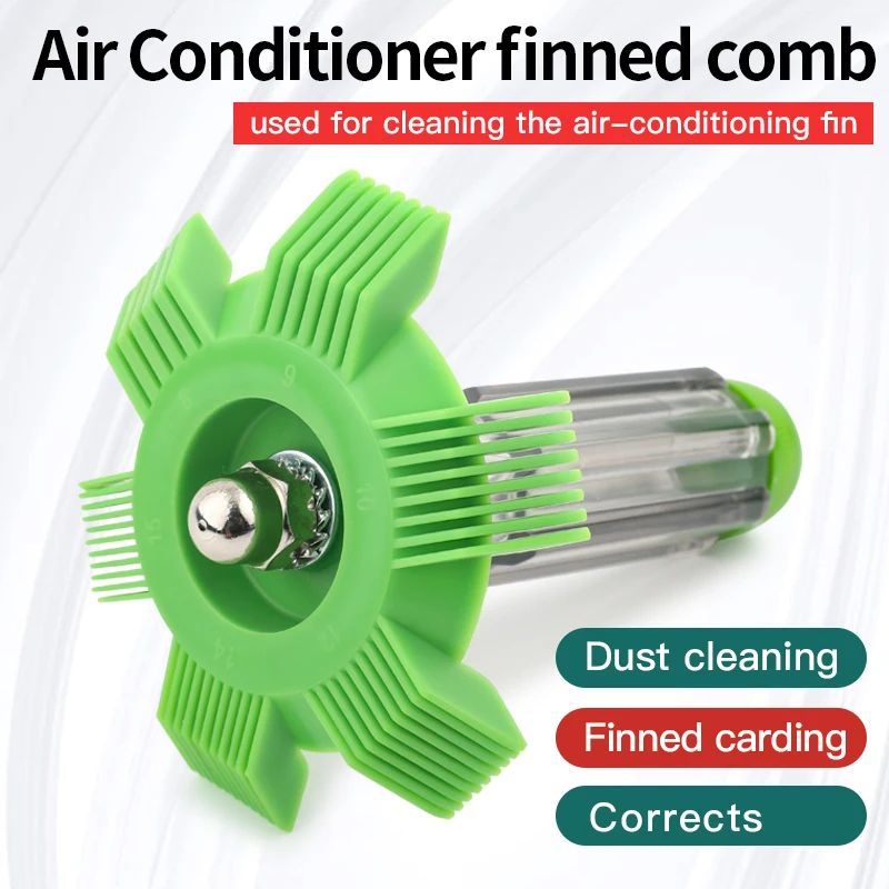 Air Conditioner Fin Comb Cooling Refrigeration Maintenance Tools Condenser Plastic Fin Cleaning Comb