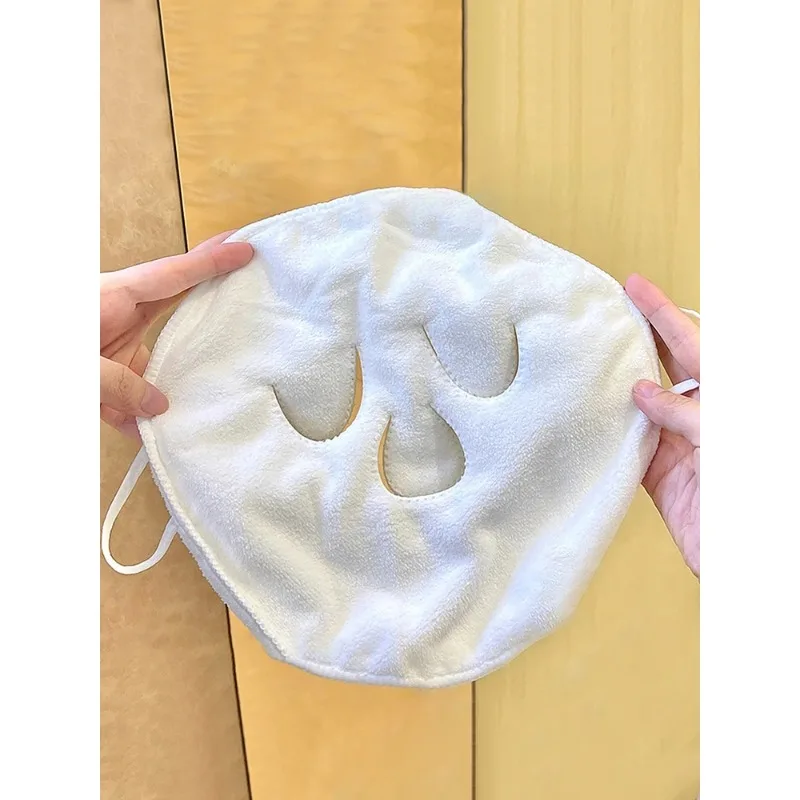 Hot compress towel hanging ear soft skin-friendly steam heating cold hot wet compress irrigation face towel compress face towel